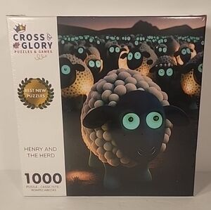 Henry And The Herd 1000 Piece Puzzle By Cross & Glory Puzzles & Games NEW...